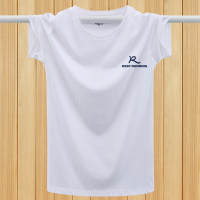 夏装短袖t恤男士纯棉上衣宽松胖子衣服体恤大码男装肥佬半袖汗衫 跑男白 M 体重90-115斤