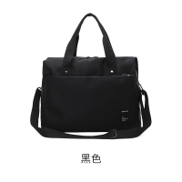 短期旅游网红大容量轻便旅行包包女男短途行李手提袋子可套拉杆箱 黑色 中