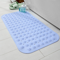 浴室防滑垫淋浴洗澡浴缸卫生间厕所隔水垫卫浴防水脚垫子家用地垫 淡蓝 36*70cm[长方形]钜惠冲量