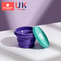 婴儿辅食碗套装双层大小碗折叠收纳勺外带便携儿童宝宝研磨碗 郁离青