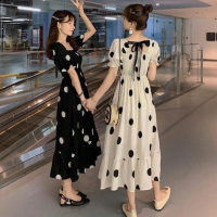2021春夏季新款连衣裙女泫雅风可盐可甜闺蜜中长款显瘦超仙女裙子 白色【原版质量】 M