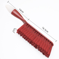 床刷软毛沙发扫床刷子除尘刷卧室家用地毯清洁床上刷可爱笤帚神器 小号棕色1个装