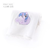 小马宝莉女童打底裤儿童七分裤夏季薄款纯棉宝宝裤子大童洋气中裤 A款 白色 140cm