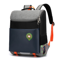 小学生男孩1-3-5年级儿童书包6-12岁男童双肩背包护脊梁减负书包 黑色