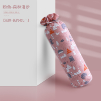 宝宝安抚枕头婴儿睡觉抱枕新生儿侧睡靠枕荞麦挡枕安全感神器 [短款]-长约43cm-森林漫步