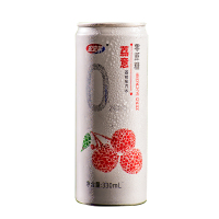 宏宝莱荔意0蔗糖荔枝味汽水饮料330ml*12罐 新品经典