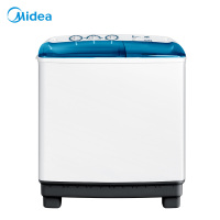 美的(Midea)MP100VS808 新品10公斤大容量双桶半自动洗衣机脱水机 家用白色 洗脱分离