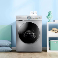 美的(Midea) 10公斤变频电机 洗干一体机 自动投放 空气洗 MD100VT57WIDS
