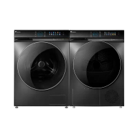 小天鹅水魔方滚筒洗衣机+热泵烘干机 TG100V89MUIT+TH100VH89WT