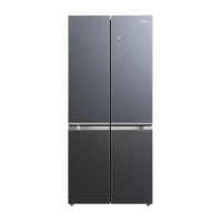 美的冰箱BCD-521WSGPZM墨兰灰