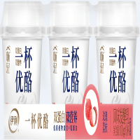 伊利畅轻一杯优酪白桃风味发酵乳(量贩装)100g*3