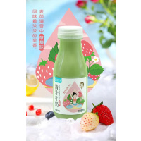 贝花子青汁牛奶草莓265ml