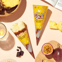 伊利 巧乐兹(百香果+凤梨)口味脆筒冰淇淋70g