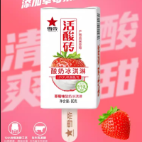雪帝活酸砖草莓味酸奶冰淇淋80g