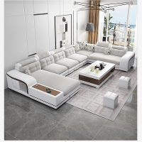 艺可恩 免洗布艺沙发客厅北欧简约现代组合可拆洗小户型智能家具