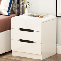 艺可恩整装白色简约现代床头柜轻奢小尺寸网红烤漆床边柜高级感2021新款