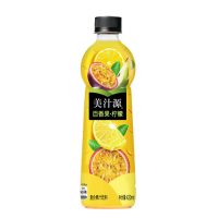 美汁源百香果柠檬风味复合果汁饮料420ml