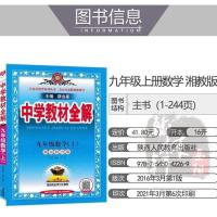 2021版中学教材全解九年级上册数学湘教版XJ薛金星配套教材辅导书