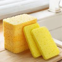 洗碗海绵魔力擦洗碗神器耐用加厚吸水清洁高密度魔力擦天然木浆棉 木浆棉薄款[1片]
