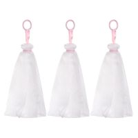 洗脸洁面可挂式香皂装肥皂的网兜起泡网起泡网家用网袋打泡多功能 3个(洗面奶用)-T61
