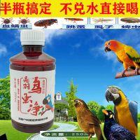 鸟虫清鸟类体内体外驱虫啄羽寄生虫画眉鹦鹉鸽子咬毛咬尾精神瘦小 1瓶老款亮羽鸟虫净