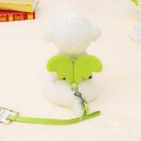 狗狗牵引绳宠物胸背带泰迪比熊小型犬遛狗绳背心式狗链子宠物用品 天使翅膀绿色 XS建议4斤以内