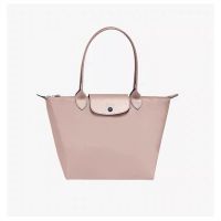 龙骧包防水尼龙饺子包刺绣款手提包大容量妈咪包单肩托特女包包 山茶花色 大号送挂饰