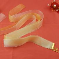 发带流苏汉服发饰发簪超仙气龙虾扣古风新款明制步摇百搭飘带套装 梨花黄