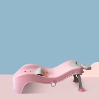 宝宝洗头躺椅婴儿家用洗头床小孩可折叠坐躺大号加厚儿童洗头神器 云樱粉[0-16岁] 洗头椅