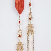 云深雾浅 千灯愿 原创汉服流苏发带古风飘带富贵大明少女配饰挂坠 千灯愿 礼盒装