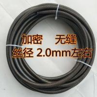 家用手电钻通马桶厨房下水道疏通器直径10mm16mm疏通弹簧2.5米5米 10mm加密无缝隙1米加电钻接头