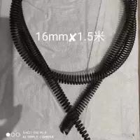 疏通器弹黄管道机配件工具钢丝软簧16mm下水道2.5米5米过弯尖头簧 1.5米尖头簧带电钻链接头