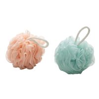 沐浴花球成人不散澡花沐浴球大号洗澡神器洗澡巾成人搓澡神器浴条 单色浴球[粉+蓝]共2个