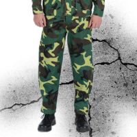 迷彩服套装工作服套装迷彩服上衣迷彩裤子迷彩服套装工作服上衣 林地裤子 165