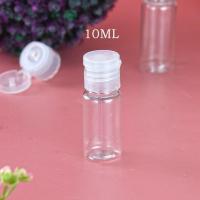 10/20/30/50/100ml毫升PET透明蝴蝶盖塑料翻盖瓶乳液分装瓶100个 10ml透明瓶蝴蝶盖 50个