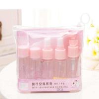 10件套旅行便携式乳液分装瓶化妆品喷雾瓶按压装洗发水小瓶子10件 旅行套装-7件套