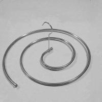 不锈钢衣架晾床单晾被子神器多边形床单架圆形毛巾架螺旋衣物架 不锈钢螺旋衣架加粗[1个装]