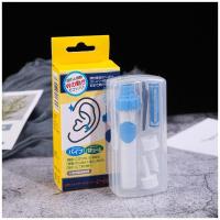 宝宝电动发光掏耳器吸耳屎神器挖耳勺成人儿童耳朵清洁器挖耳屎 【不发光】电动耳勺+2勺头+1电池