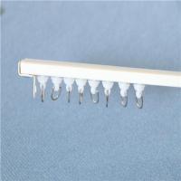 免打孔窗帘轨道滑轮静音粘贴轨道滑道顶装侧装滑轨单轨双轨窗帘杆 免打孔轨道 顶装 0.1米样品不含配件