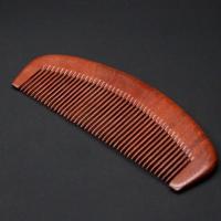 檀木梳子女学生家用防静电按摩脱发疏通经络古风桃木梳子顺发卷发 檀木小梳子-女生必备