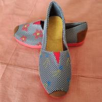 [/2双装]老北京布鞋女鞋工作鞋广场舞鞋软底防滑耐磨 灰色一双装随机 34