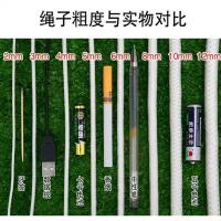 绳子编织绳尼龙绳晾衣绳捆绑绳子户外帐篷绳细绳旗杆绳拉绳涤纶绳 直径2毫米 10米长[体验长度]