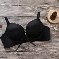 单件/套装无钢圈加厚拉B绑带系绳文胸小胸平胸超厚6cm性感a杯胸罩 拉美人 黑色单件 32A/70A