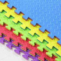 处理瑕疵二级品B级跆拳道泡沫地垫武术散打舞蹈体操训练爬行垫 颜色随机发 80*80*2.0CM