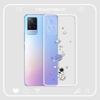 vivoS9手机壳全包镜头vivos9e保护套女款创意透明vivos9保护壳男 透明壳-vivos9- T001气球宇航