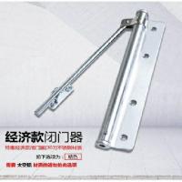不锈钢闭门器简易家用小型自动闭门器房门寝室门木门辅助关门器 大号-不锈钢(经济款)
