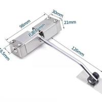 简易闭门器自动关门神器家用缓冲液压关门器门上弹簧静音闭合器 991#加厚款闭门器（拉丝）