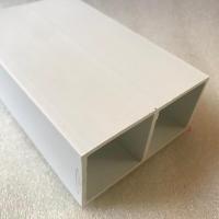 生态木吊顶方通100*50方木绿可木吊顶天花生态木隔断玄关立柱假梁 100*50方木纯白色