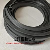 车库卷闸门卷帘门底防水条挡雨条密封条胶条电动门下防尘条黑胶条 2.5米