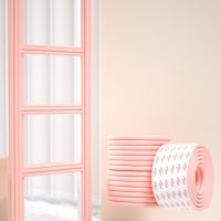 学生宿舍防撞条楼梯防磕碰寝室梯子踏步垫上下床爬梯高低床脚踩垫 粉色 2米L型防撞条[送双倍胶带]